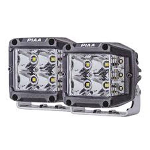 Piaa PIAA 2506103 Edge 4 LED Cube Kit; ECE Wide Angle P27-2506103